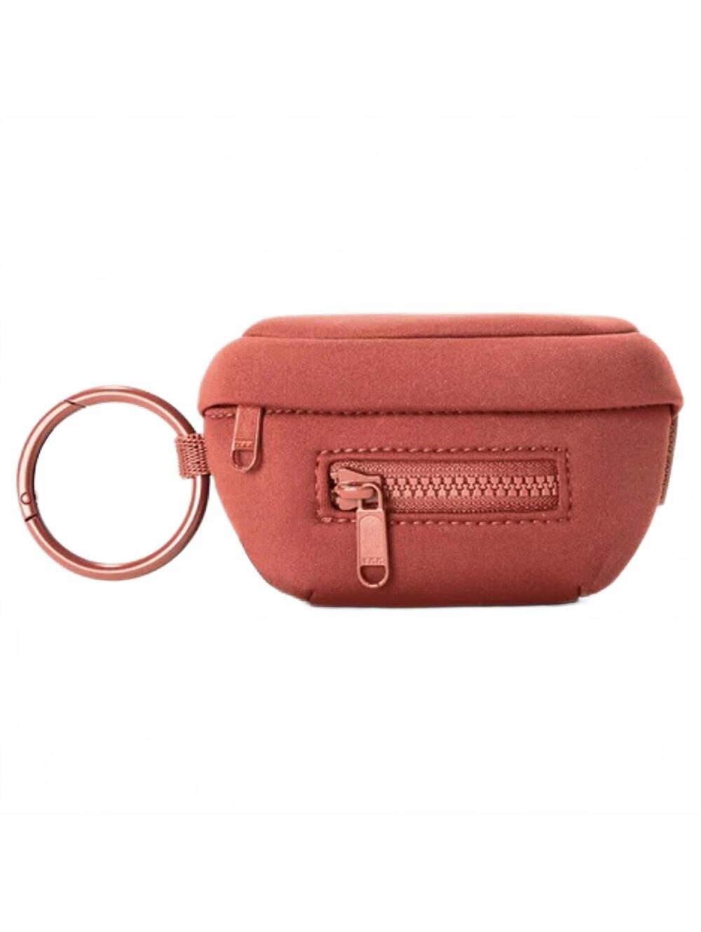 Dagne Dover Ace Mini Keychain Pouch Limited Edition Rhubarb Red NWT